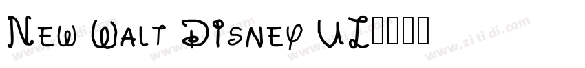 New Walt Disney UI字体转换